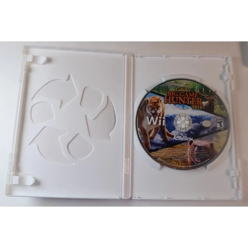 4 game lot: Cabela's Games + Remington + Survival games (Nintendo Wii) tested